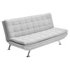 Upholstered Fabric 2-3 Seater Sofa Bed Click Clack Recliner Double Sleeper Couch