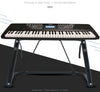 Universal Electronic Piano Stand U-Shape Electric Keyboard Support Frame Bracket