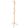 6 Hooks Wooden Coat Stand Coat/Hat/Umbre