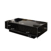 Modern High Gloss Coffee Table With Storage Drawer For Living Room White Black