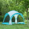 3.6x3.6M Gazebo Marquee Waterproof Shelter Canopy Garden Party Tent