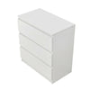 White / Black Chest of Drawers Bedside Table Nightstand 3 Drawer Cabinet Bedroom