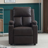 PU Leather Recliner Chairs with Cup Holders Push Back Reclining Sofa Living Room