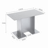 110*60cm Bar Table Base Wide Tabletop Dining Pub Restaurant Bar Bistro Table NEW