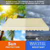 2.5x3m Patio Awning Manual Garden Canopy Sun Shade Retractable Shelter Outdoor