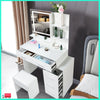New White Hollywood LED Lights Mirror Makeup Dressing Table Vanity Set 3 Shelves