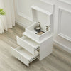 High Gloss LED Bedside Cabinet Tables Nightstand 2 Drawers Bedroom Lamp table