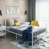 Panana 4ft Small Double & 4ft 6 Double Classic Metal Bed Frames in Black/White