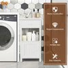 Wooden Bathroom Floor Cabinet Freestanding Storage Cabinet Organizer Cupboard