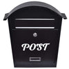 Exlarge Lockable Mailbox Post Letter Box Newspaper Holder Stainless Wall Mounted