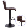 1/2/4/6x Bar Stool Faux Leather Breakfast Home Stool Swivel Gas Lift Bar Chair