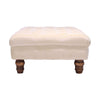 Large Footstool Velvet Chesterfield Pouffe Foot Stool Ottoman Bench Coffee Table
