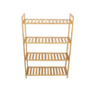 Exquisite Bamboo Shelf Kitchen Bathroom Shelf Flower Stand Storage Shelving Unit