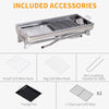 Portable Folding Charcoal BBQ Grill Stainless Steel Camp Picnic Cooker