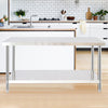 Durable Stainless Steel Work Bench Workshop Kitchen Worktop Work Table /Ledge