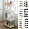 Slim Kitchen Storage Trolley Shelving Unit Cart Bathroom/Laund