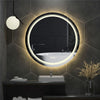 24" Large Wall Mounted Round Bathroom Mirror Premium Backlit Vanity Wall Mirror