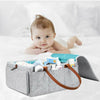 Baby Changing Bag Diaper Organiser Nappy Mum Storage Bag with Lid Practical Grey