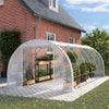 Outdoor Greenhouse Walk in Polytunnel Steel Tent Garden Plants Grow House Shade