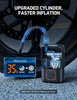 Cordless Car Tyre Inflator Pump LED Portable Air Compressor Digital