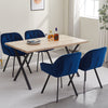 Modern Wood Dining Table Kitchen Dining RoomTable with X/U Shaped Metal Legs