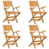 5 Piece Garden Dining Set Solid Wood Teak J2D2