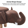Upholstered Animal Shaped Ottoman Ride-on Footrest Stool Rest Seat TOY Kids New