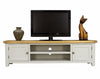 Painted Oak Extra Large TV Stand / 180cm Grey Solid TV DVD Cabinet Storag