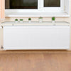 White Radiator Shelves, Including Easy Fit Brackets, Shelf sizes 120cm UK