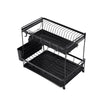 Dish Drainer Rack Storage Drip Tray Cutting Board SinkDrying Draining Plate Bowl