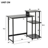 Computer Desk Home Office Study PC Writing Table Workstation Shelf Furniture UK