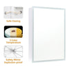 Single Door Led Medicine Cabinet with Mirror 50*70CM Bathroom Wall 3 Color Mode