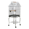 Large Parrot Bird Cage Finch Metal Aviary Budgie Flight Cage Cockatiel w/ Wheels