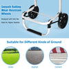 2 IN 1 53L Folding Shopping Trolley Truck Grocery Luggage Carrier Bag W/2 Wheels