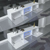 Modern TV Unit Cabinet Stand High Gloss Doors Matt Dody 160cm with LED Lights
