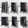 Oil Filled Radiator 6 7 9 11 Fin Electric Heater With Timer Thermostat Black UK