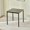 3pcs Square Dining Table and 2 Chairs, 70x70cm Breakfast Table with Chairs