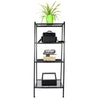 4 Tier Metal Ladder Shelf Flower Plant Stands Corner Storage Shelves Bookshelf