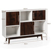 Wooden Storage Cabinet Modern Buffet Sideboard Cupboard Home TV Console Center