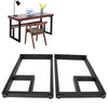 2 x Metal Black table legs bench legs Heavy Duty Industrial legs DIY UK