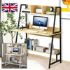 Home Office Computer Desk with Shelves Desktop PC Table Study Workstation Corner
