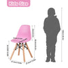 2 Pink Kid Chairs Child Room Kitchen Furniture Play Classroom Nursery Home Gift