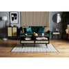TV Unit Cabinet Stand Black & Cane w/ Storage Drawers & Shelves | Spinningfield