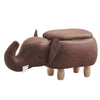 Upholstered Animal Shaped Ottoman Ride-on Footrest Stool Rest Seat TOY Kids New