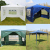 3x3m Gazebo with Side Panels Waterproof Party Event BBQ Tent Marquee Steel Frame