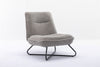 Modern Lounge Recliner Chair Sleeper Sofa Living Room Cinema Armless Chair Grey