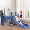 Kids Swing Slide Climber Basketball Hoop Set Toy Toddler Home Garden Playground