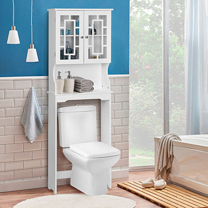 3 Tier Rack Over the Toilet Bathroom Washing Machine Storage Cabinet Organizer