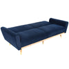 Upholstered 3 Seater Small Sofa Bed Settee Couch Recliner Sofabed Sleeper Beds