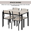 Dining Table and Chairs 4 Seater Kitchen Furniture Dining Room Set for home